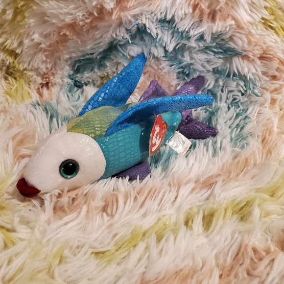 Ty Toys Ty Beanie Baby Propeller The Flying Fish Poshmark